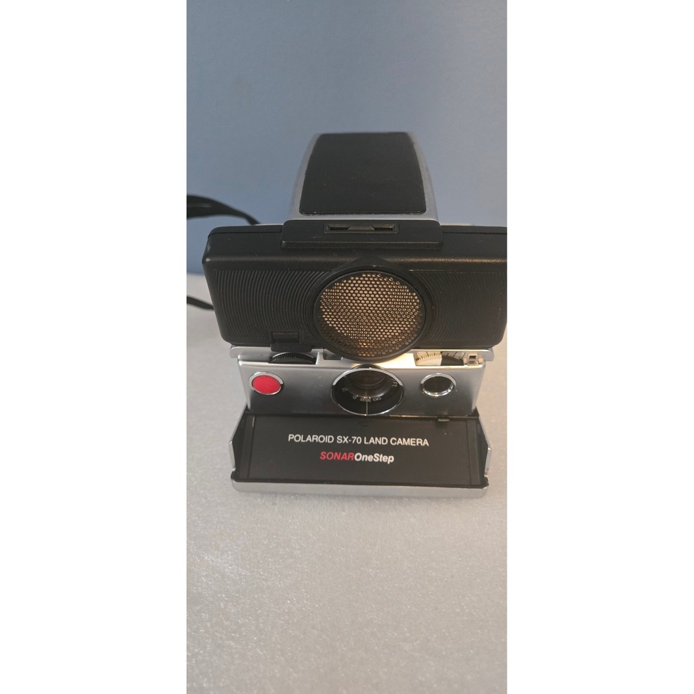 Polaroid SX-70 Land Camera SONAR OneStep Folding Instant Camera with Manual